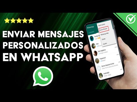 ¿Cómo enviar mensajes masivos y personalizados en WHATSAPP?