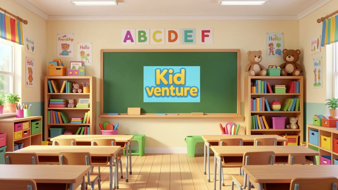 Learn Shapes and Numbers for Kids | Classroom Fun with Triangle, Circle, Square & Counting 1–8!