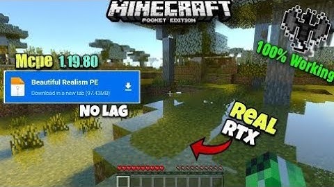 Realistic Shader🔥For Minecraft Pe 1.19|| Shaders For Mcpe 1.19 || No Lag ||