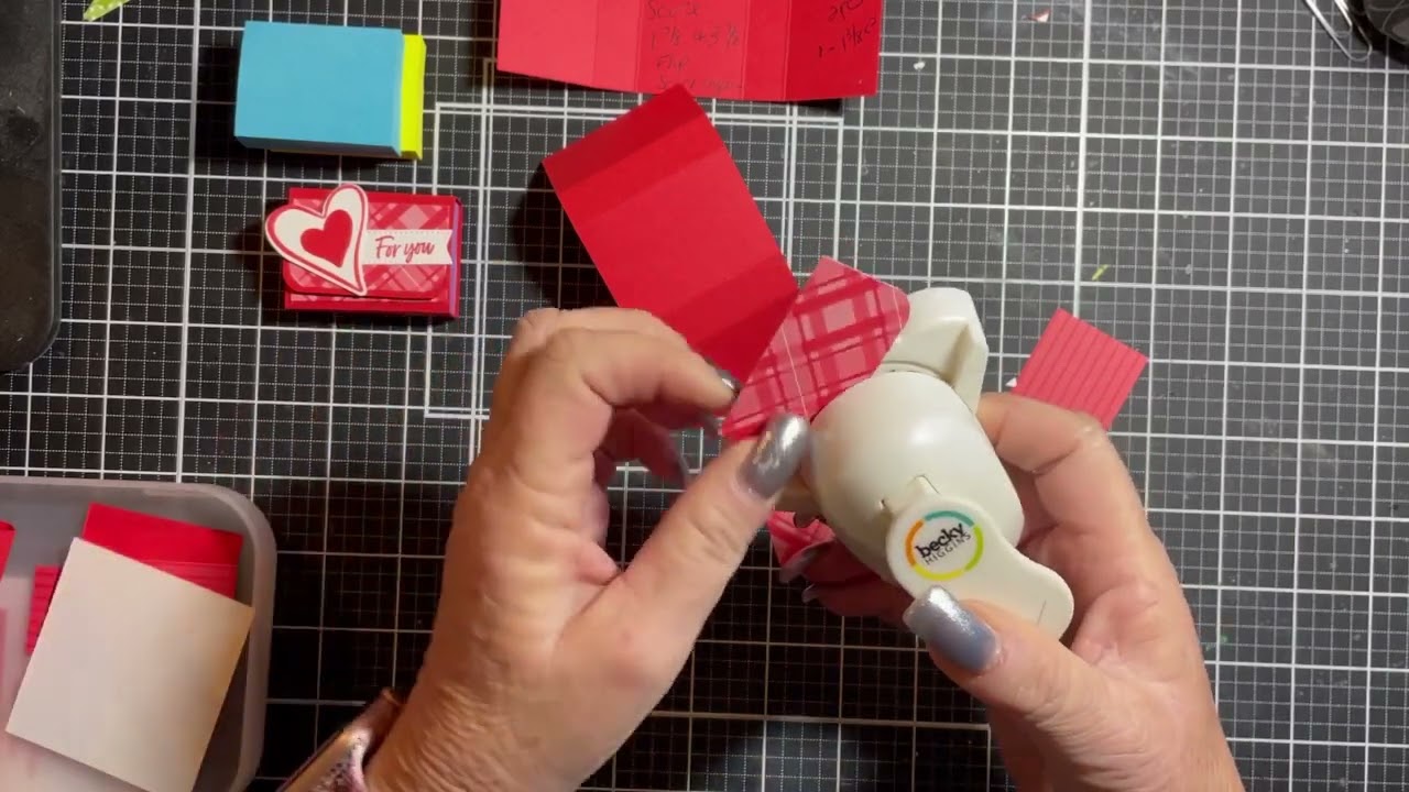 Valentine Treat, Post it Holder w/Stampin’ UP! Country Bouquet