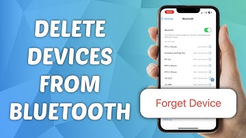 How to Delete Device from Bluetooth on iPhone