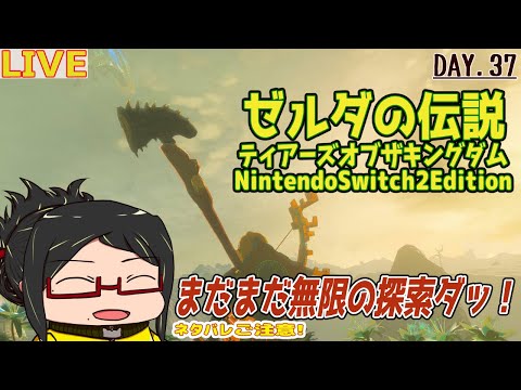 【ティアキン】行くぞ再び無限の探索(&創造)だ！Day.37【ネタバレご注意！】【ほぼ初見】