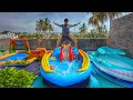 Build mini  water theme park in my home   vlog water games play  trending