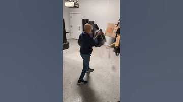 Hitting the Target Box With A Rope Dart Using a Neck Spin Into A Side Kick Foot Shot!