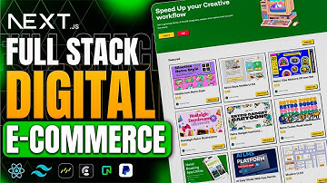 Build & Deploy Full Stack NextJs App | React, Tailwind css | Digital E Commerce App
