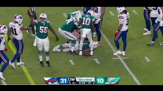 Tua Tagovailoa Injury (Concussion) | Miami Dolphins vs Buffalo Bills TNF thumbnail