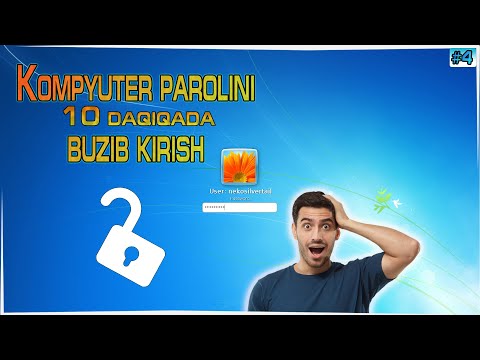 Kompyuter parolini buzib kirish| WINDOWS 7| 10 daqiqada