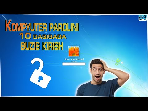 Kompyuter parolini  buzib kirish| WINDOWS 7| 10 daqiqada