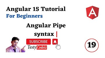 Angular 15 Tutorial- Pipe in Angular Tutorial with Testycodeiz