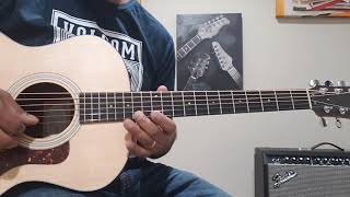 Video thumbnail of "K Chha Ra Diu - Guitar Lesson"