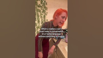 When your brain starts mixing your native tongue with English so I should learn on Airlearn😭