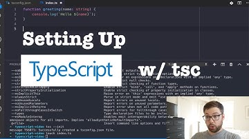 Setting Up TypeScript w/ tsc