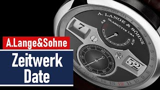 A Lange&Sohne Zeitwerk Date -  механические цифры + календарь | обзор часов