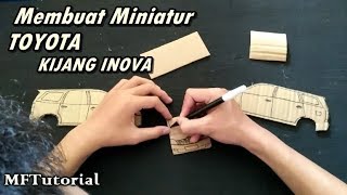 Cara Membuat Miniatur Mobil Toyota Kijang Innova Dari Kardus | Ide Kreatif