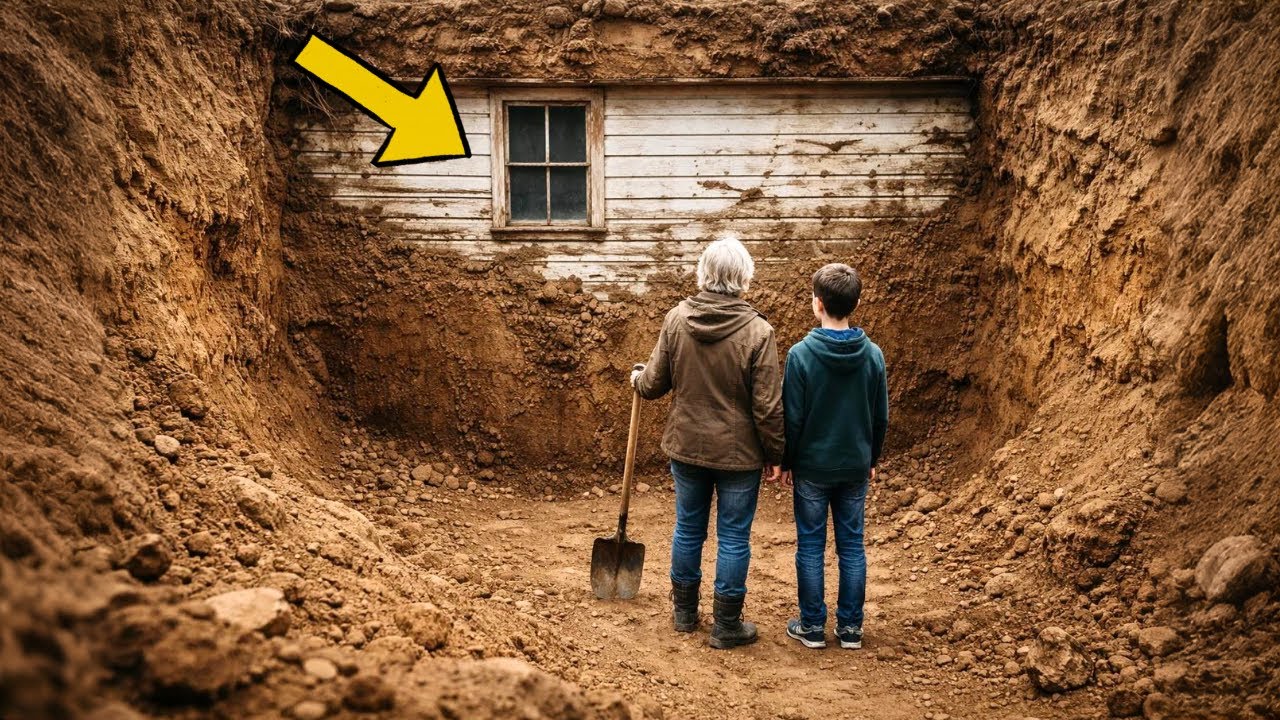 Viuda Abandonada Por Sus Hijos Descubre Una Casa Enterrada — Pero Lo Que Había Dentro…