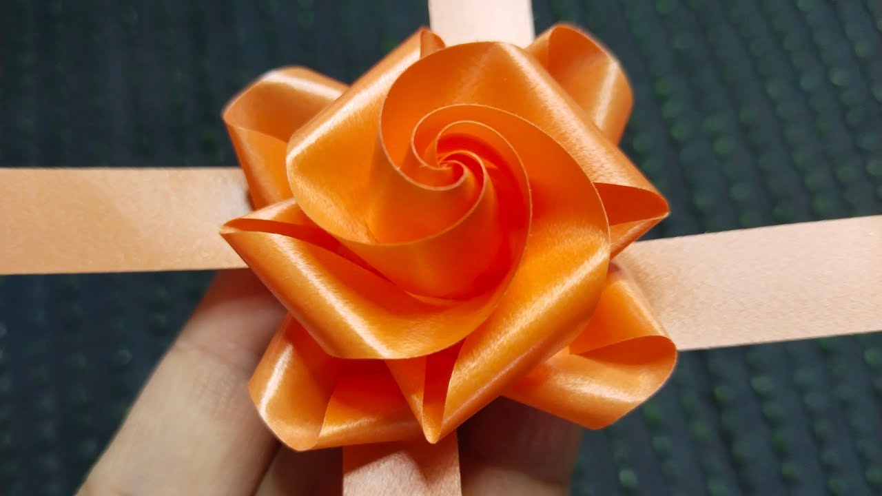 วิธีพับเหรียญโปรยทานดอกกุหลาบ🌹(Roses) แบบง่าย/Ep.503/Ribbon By Bua