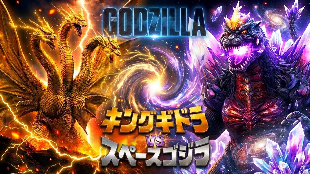 【ローダー付】ゴジラカードゲーム ゴジラvsスペースゴジラ プロモ Set 4] Godzilla Card Game #389 [King Ghidorah vs. SpaceGodzilla