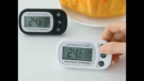 Dampproof Waterproof Digital Thermometer for Refrigerator Hook Design