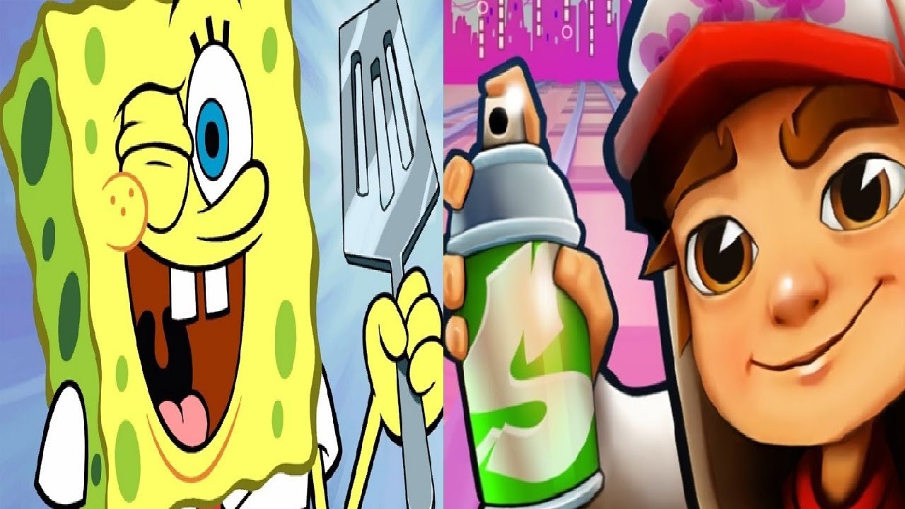 Subway Sponge Sponge bob Patty Pursuit VS Subway Surfers World Tour 2021Tokyo - YouTube