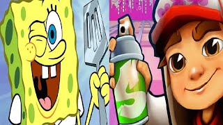 Sponge bob Patty Pursuit VS Subway Surfers World Tour 2021Tokyo screenshot 1