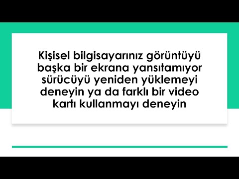 Video: Dahili Bir Hata Nasıl Düzeltilir