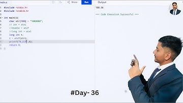 C program to convert string into integer or double or long integer 🚀C - PROGRAMMING🚀