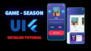 Flutter Game Season App UI Concept - Speed Code