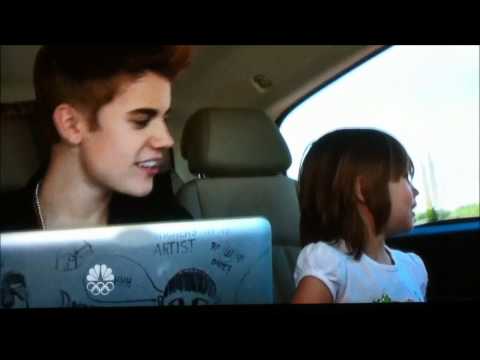 Justin Bieber Singing to his Little Sister, TOO CUTE