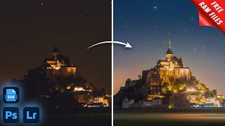How to Edit Night Landscapes: Lightroom, Photoshop & Image Stacking screenshot 3
