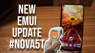 Huawei Nova 5T New Update EMUI 10.1.0.289 and Temperature Test