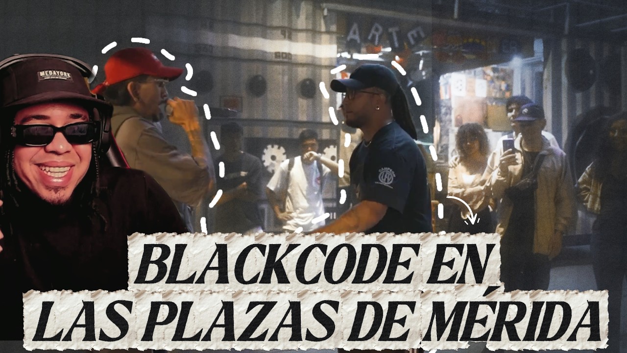 BLACKCODE BAJANDO A LAS PLAZAS EN MÉRIDA! 💣SE PICA UN JURADO 😱
