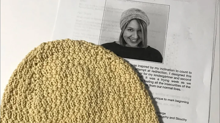 Count to Three beanie by Christen Clement