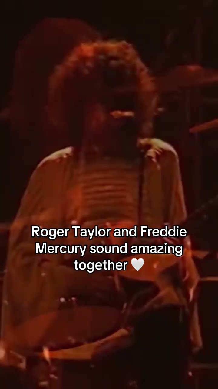 Roger Taylor ? Freddie Mercury. Those background vocals have a range of their own #queen #shorts