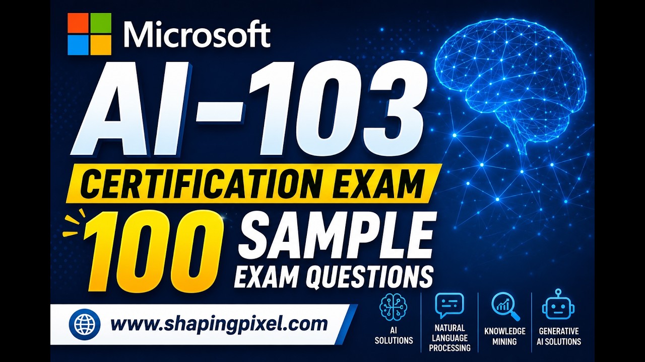Microsoft AI‑103 certification 100 Sample Exam Questions | Developing ...