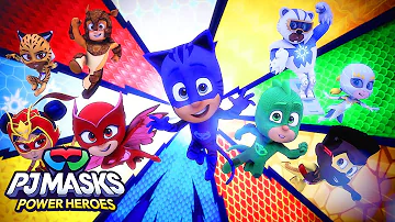 Sing Along with the Power Heroes! | Official Theme Song | PJ Masks Official