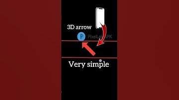 how to make arrow in Pixel Lab ||  kaise 3d arrow baniye #shortsfeed