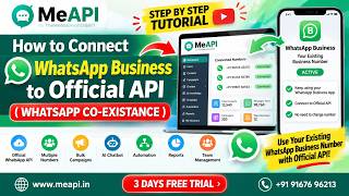 How to Connect WhatsApp Business to  API | WhatsApp Coexistence Setup | MeAPI Tutorial 2026