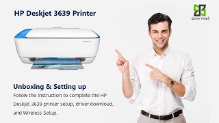 HP 3639 setup | Unbox HP Deskjet printer | Wi-Fi setup - YouTube