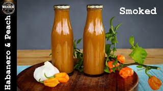 How to make a Hot sauce Habanero and peach smoked sauce | Homemade Chilli sauce recipe | Habanero