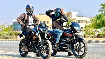 2024 Bajaj Pulsar N160 Vs TVS Apache RTR 160 2v || Drag Race ||  Who Will Win ?