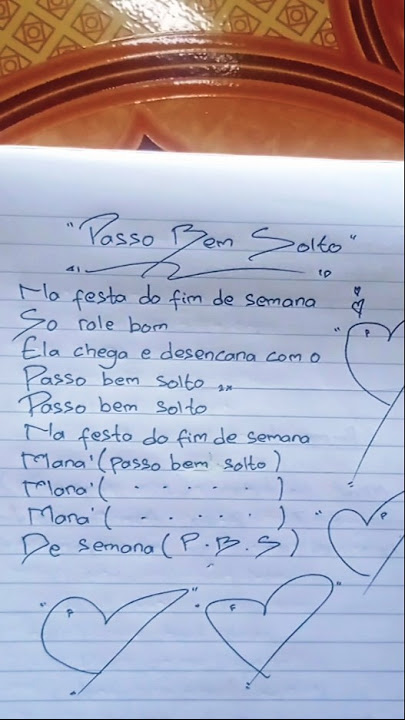 Lirik lagu ' PASSO BEM SOLTO ' #music #lyrics #viralvideo #covermusiktop #love #fypシ゚viral