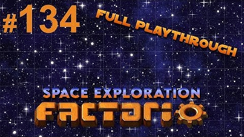 Part 134, where we mine Asteroid Belt for Water Ice ! [Factorio Space Exploration Playthrough]