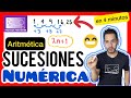 ✅SUCESIONES NUMÉRICAS | MUY DIDÁCTICO💯| RAZONAMIENTO MATEMÁTICO