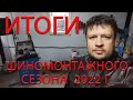 ИТОГИ ШИНОМОНТАЖНОГО  СЕЗОНА ОСЕНЬ 2022