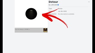 tried to Unlock the Detour Badge: I failed