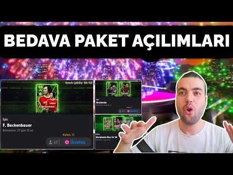 BEDAVA PAKET AÇILIMLARI 🔥 3 FARKLI PAKETTEN AÇILIMLAR (eFootball 2024 Mobile Top Açılışı)