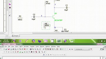 CE AMPLIFIER SIMULATION USING MULTISIM