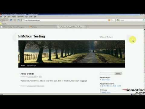 inmotion hosting how to install wordpress with fantastico