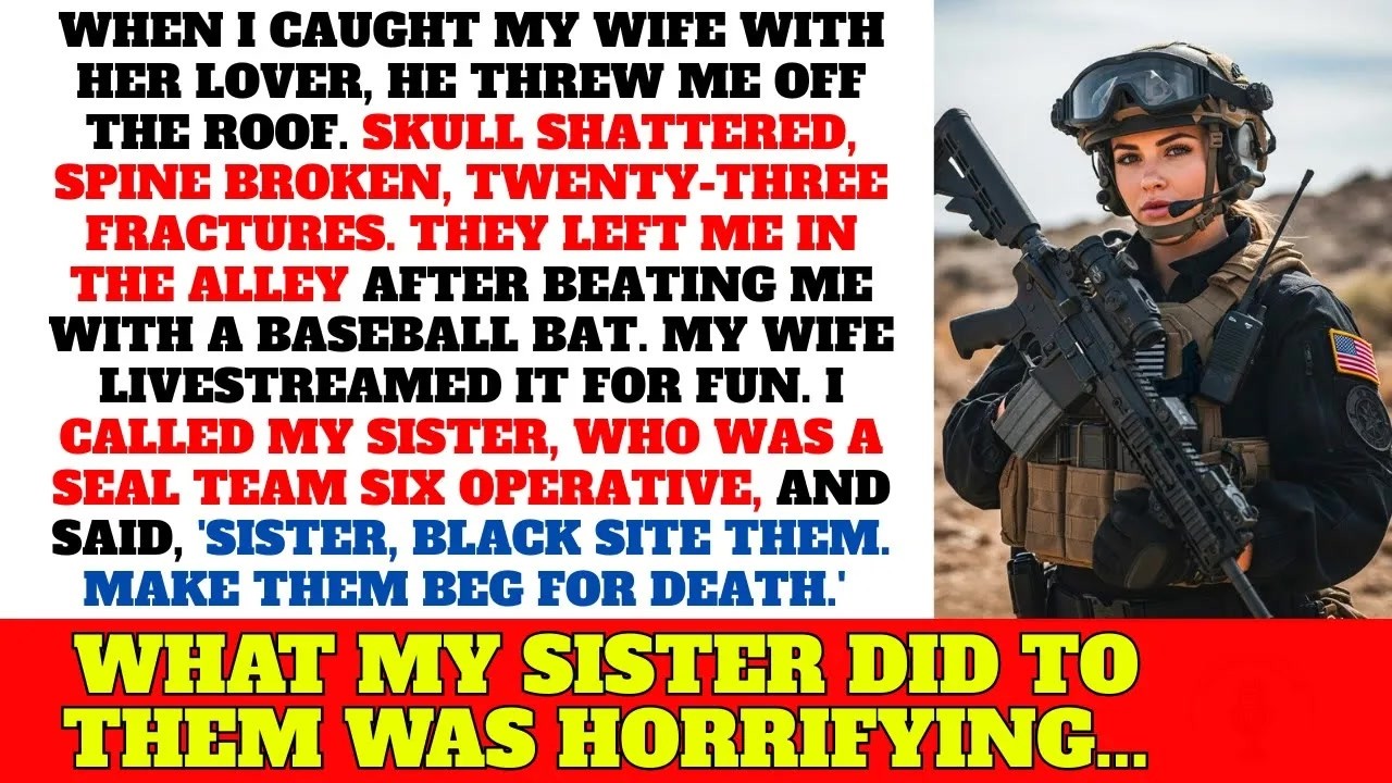 WHEN I CAUGHT MY WIFE WITH HER LOVER, HE THREW ME OFF THE ROOF SO I CALLED MY OPS SISTER