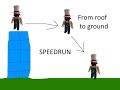 ROBLOX PARKOUR | FROM ROOF TO GROUND | S P E E D R U N